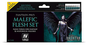 055-774102 - Farb-Set, Malefic Flesh, 8 x 17 ml